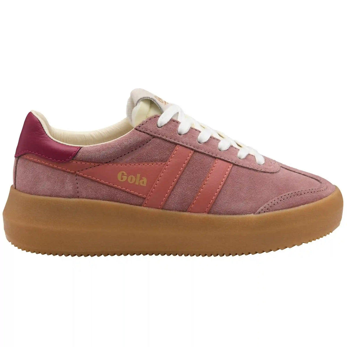 Gola Classics Women's Athena Sneakers - Brownrose/Clay/Cerise/Gum
