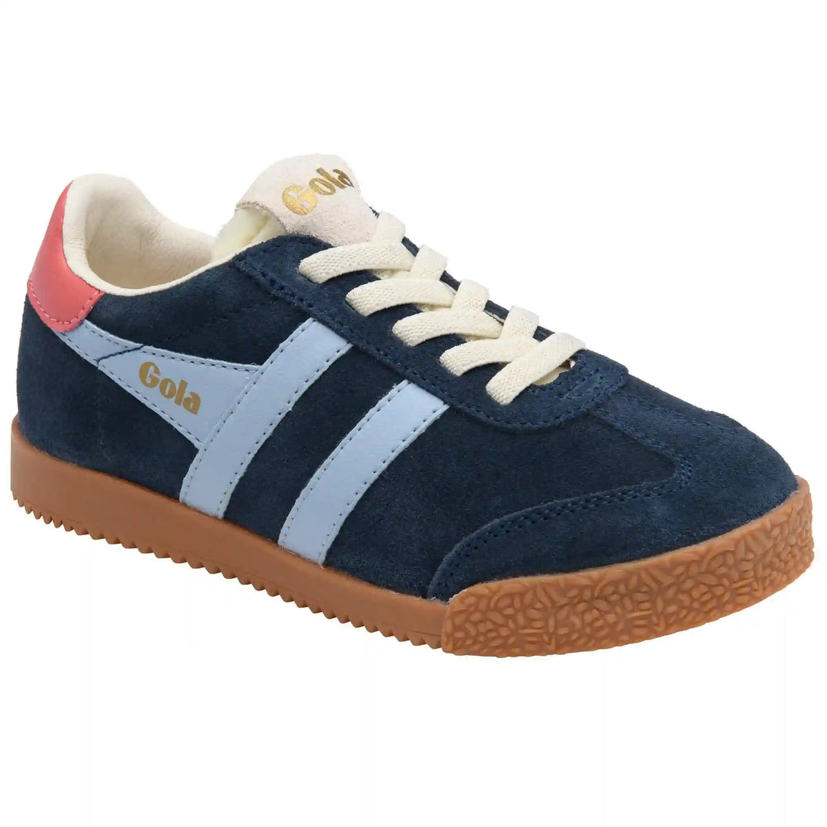 Gola Classics Kids' Elan Sneakers - Navy/Air/Coral