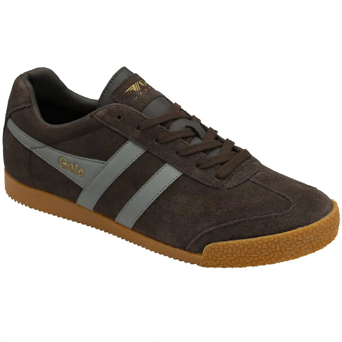 Gola Classics Men's Harrier Suede Sneakers - Mocha/Cement