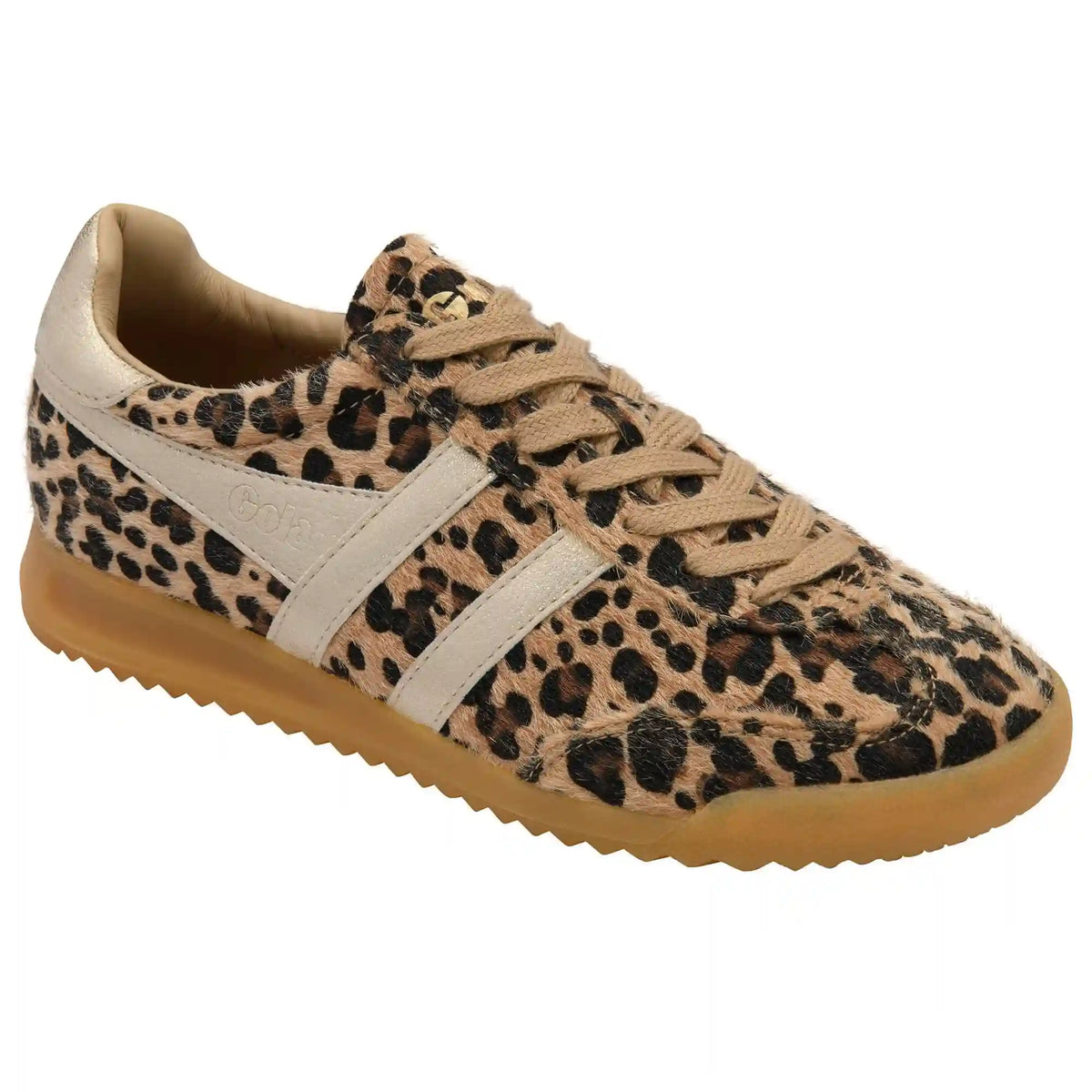 Gola Classics Women's Torpedo Safari Sneakers - Leopard/Gold