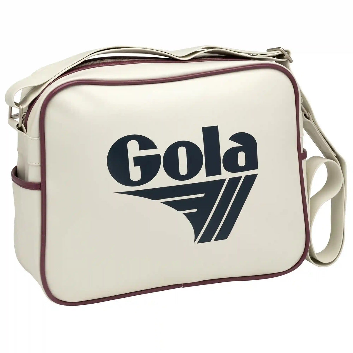 Gola Classics Redford Messenger Bag - Ecru/Navy/Burgundy
