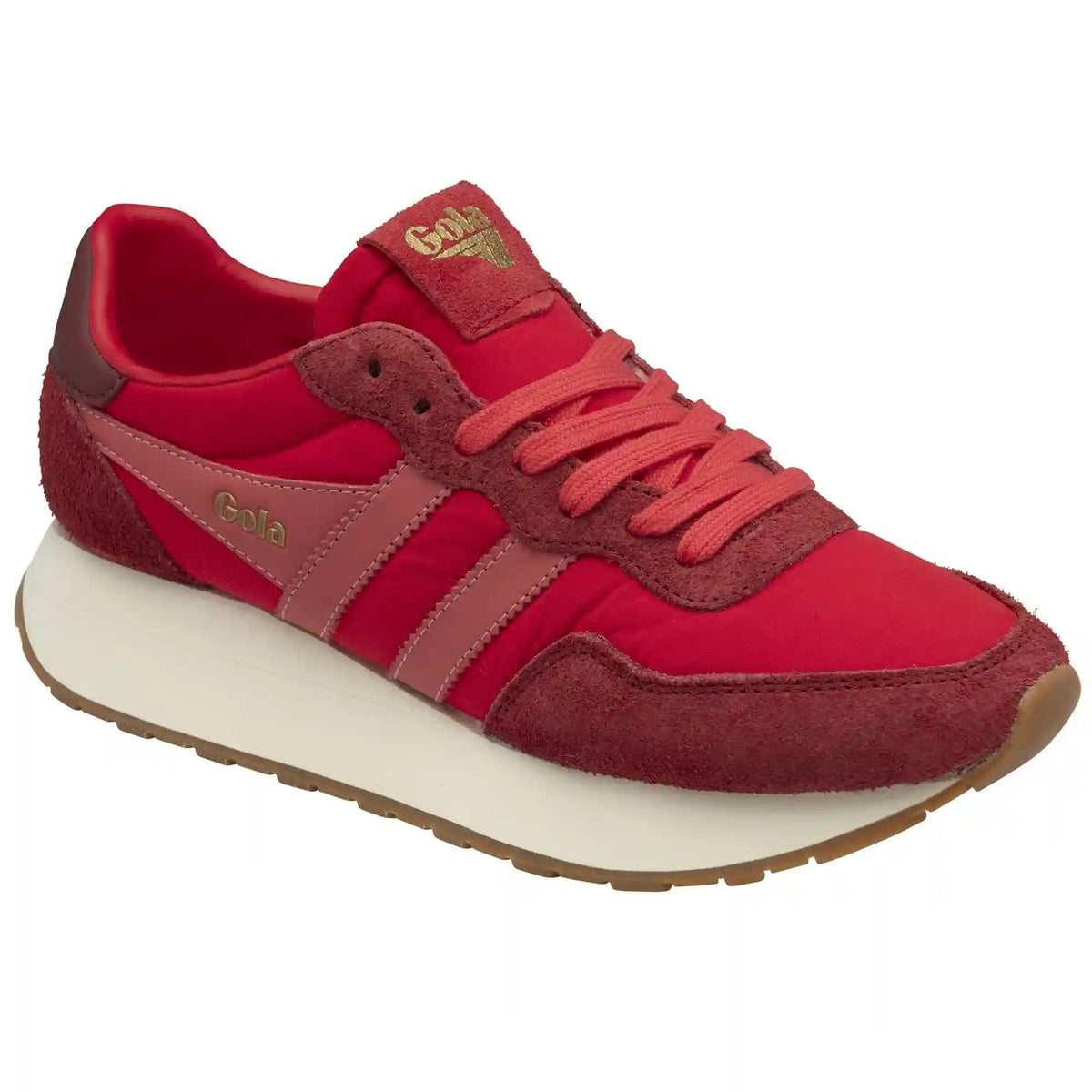 Gola Classics Women's Arizona Sneakers - Red/Deep Red/Coral