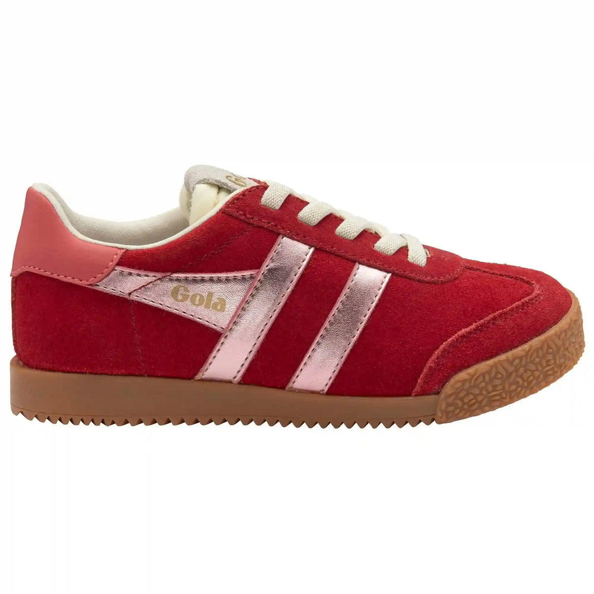 Gola Classics Kids' Elan Glitz Sneakers - Red/Pink/Coral