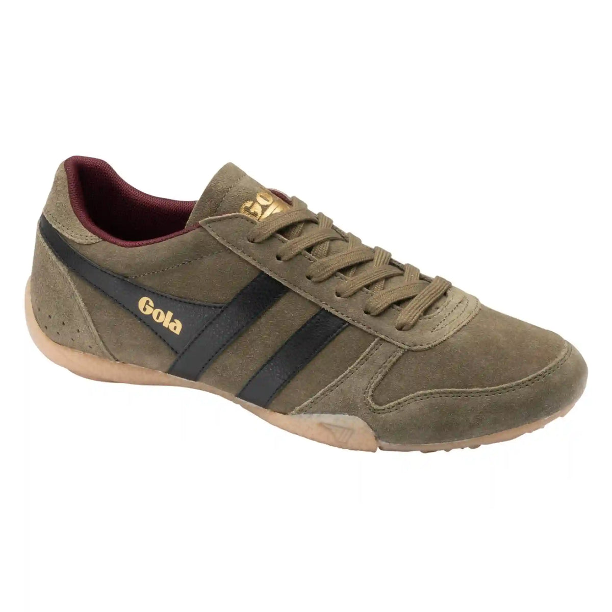 Gola Classics Men's Chase Sneakers - Khaki/Black/Burgundy/Gum