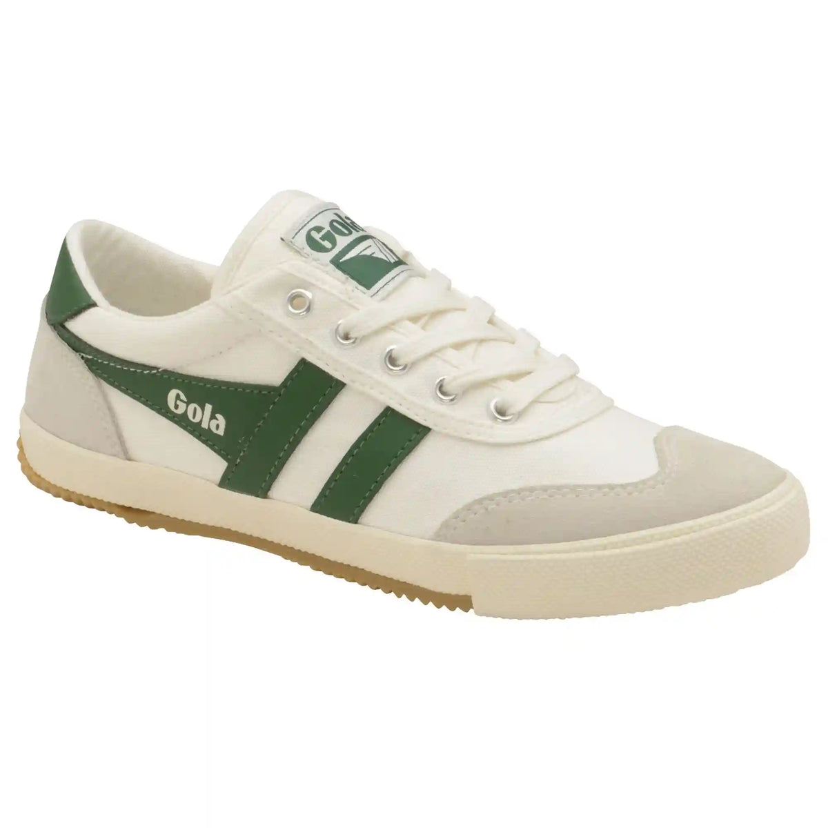 Gola Classics Women's Badminton Sneakers - Off White/Green