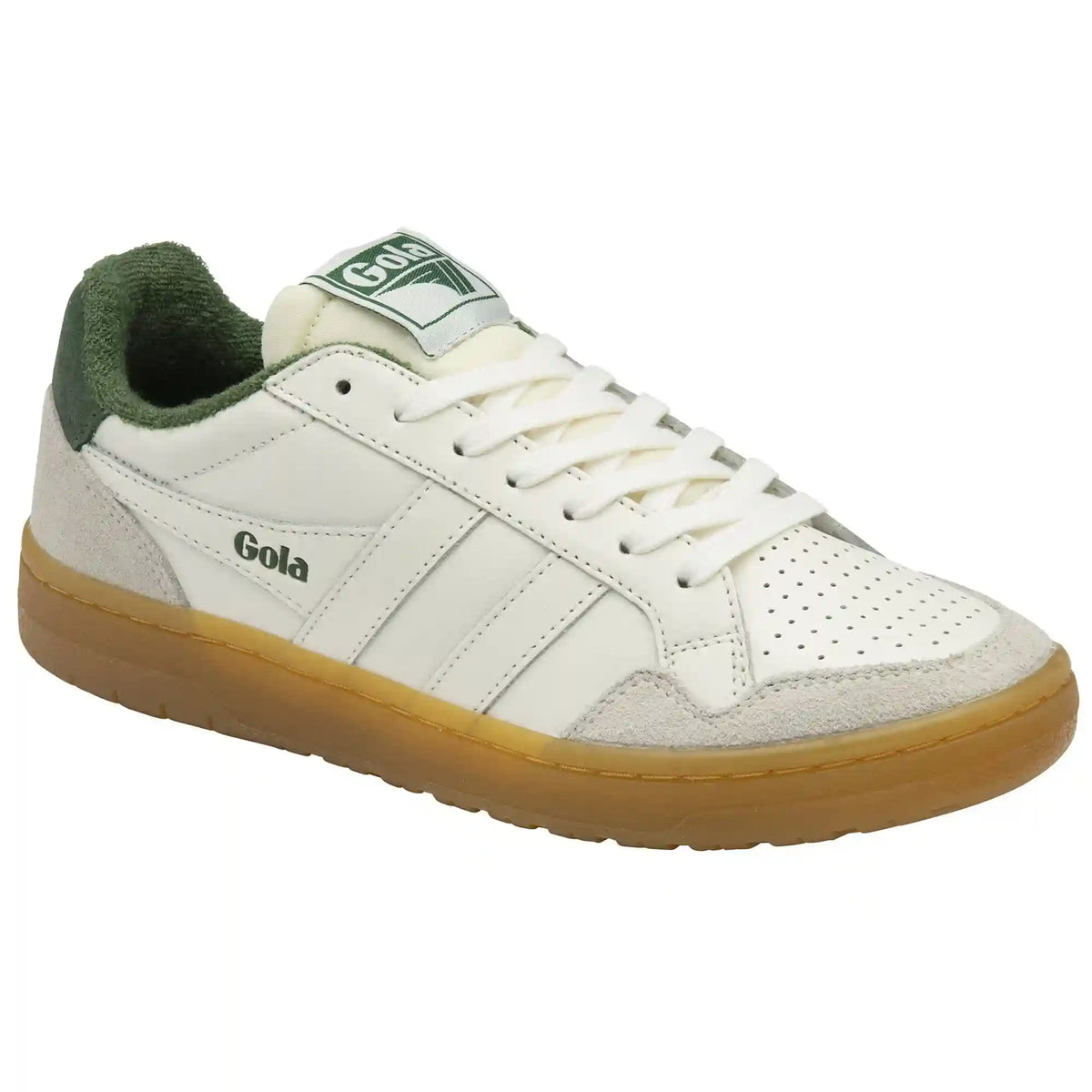 Gola Classics Women's Eagle '86 Sneakers - Off White/Evergreen/Gum