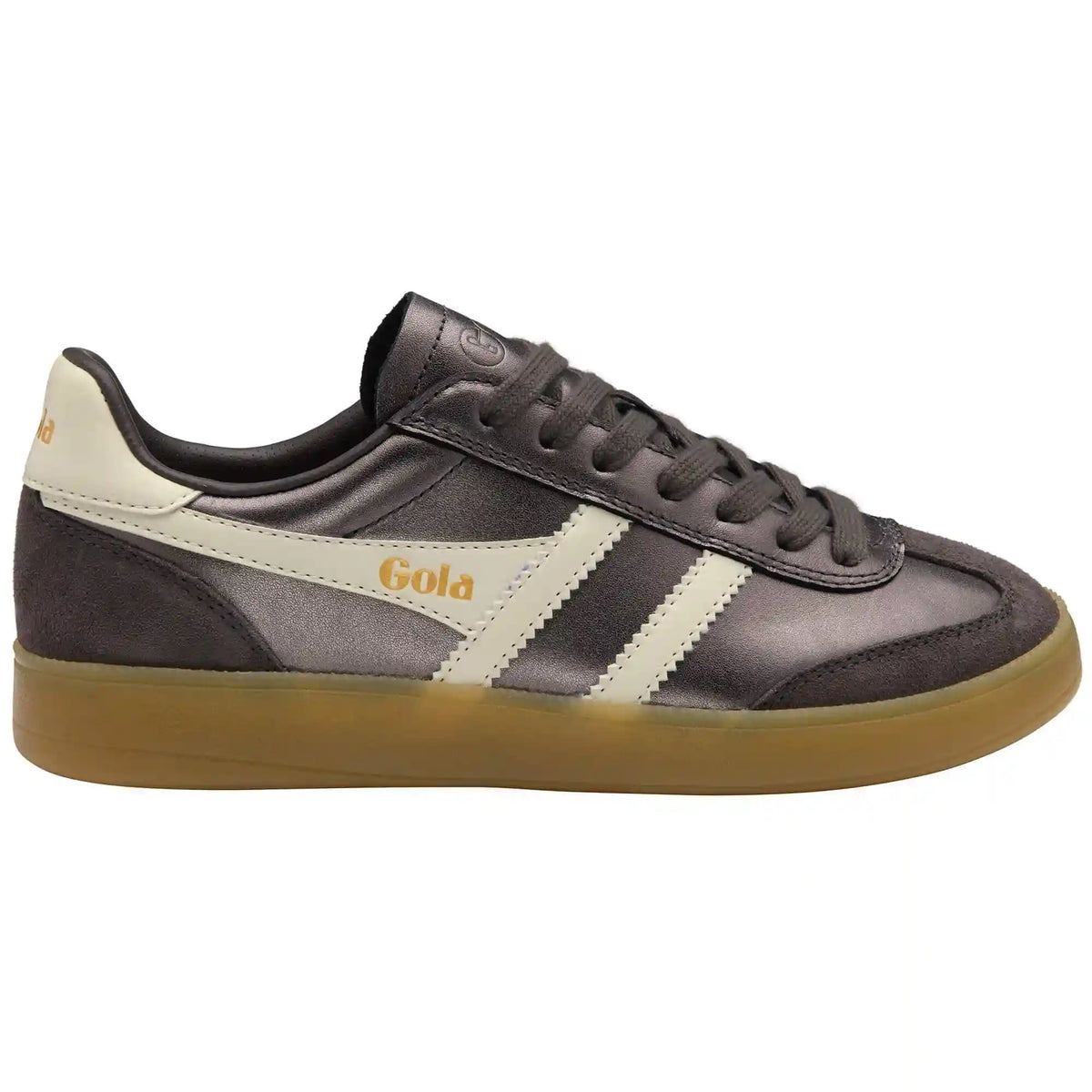 Gola Classics Women's Viper Metallic Sneakers - Pewter/Off White/Gum