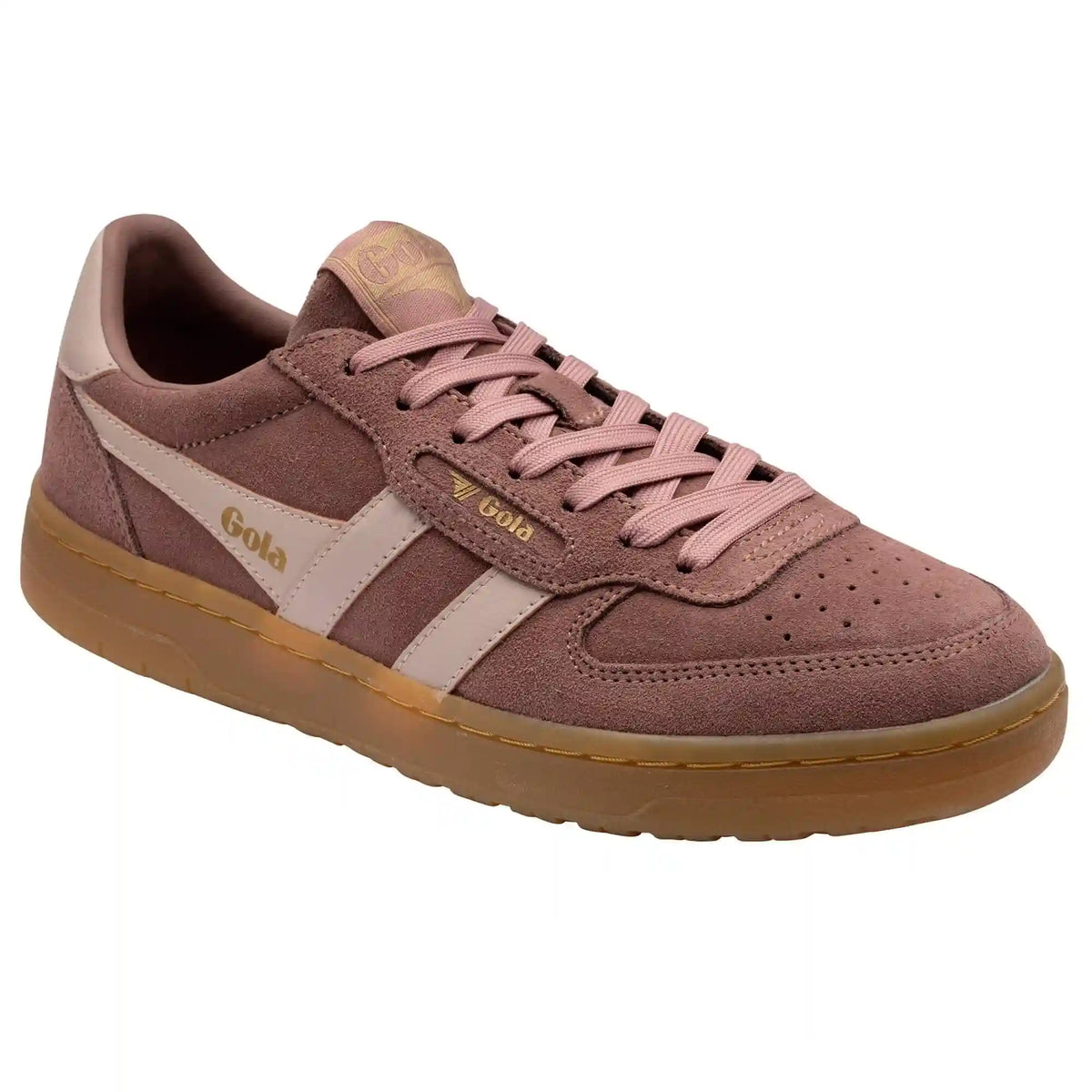 Gola Classics Women's Hawk Suede '86 Sneakers - Brownrose/Chalk Pink/Gum