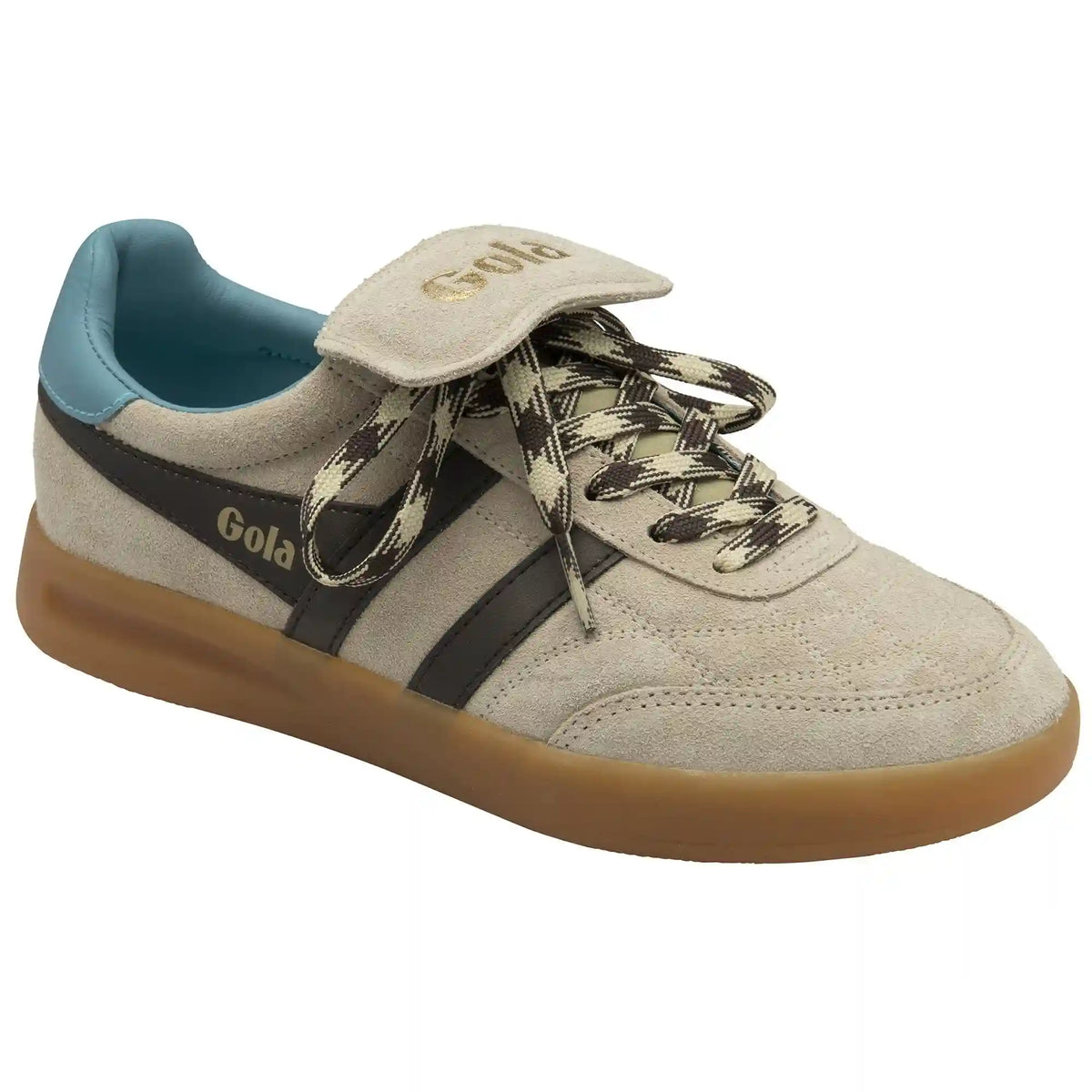 Gola Classics Women's Stadia '86 Sneakers - Bone/Mocha/Ocean/Gum