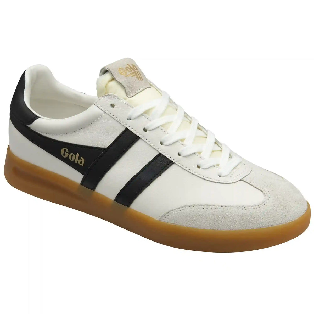 Gola Classics Men's Cyclone Leather Sneakers - White/Black/Gum