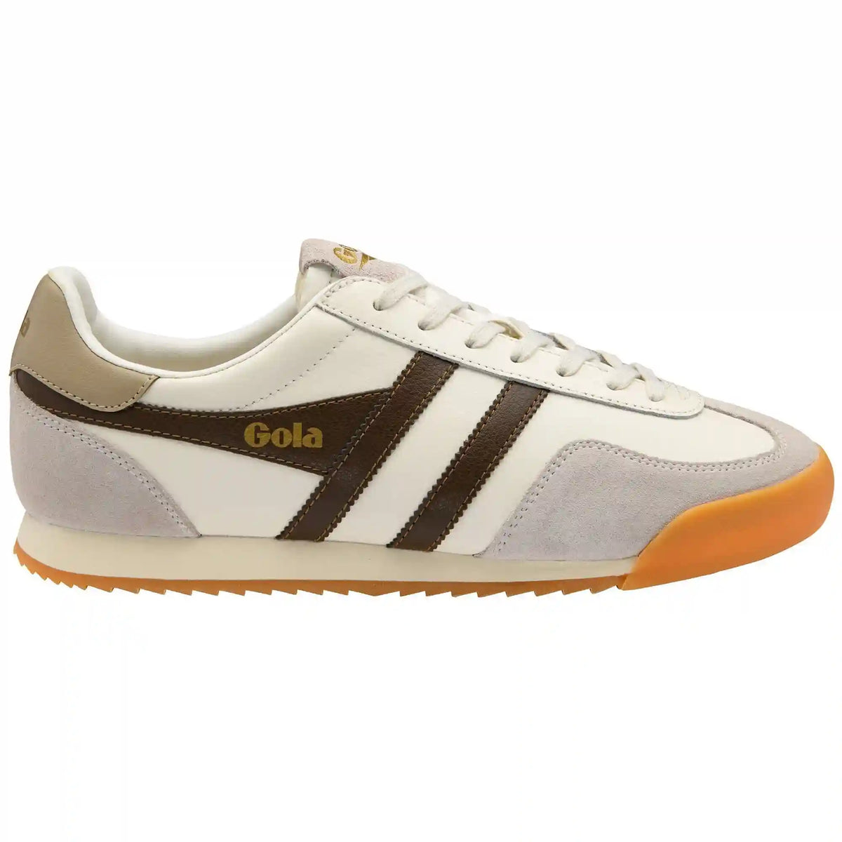 Gola Classics Men's Europa Leather Sneakers - Off White/Otter/Bone