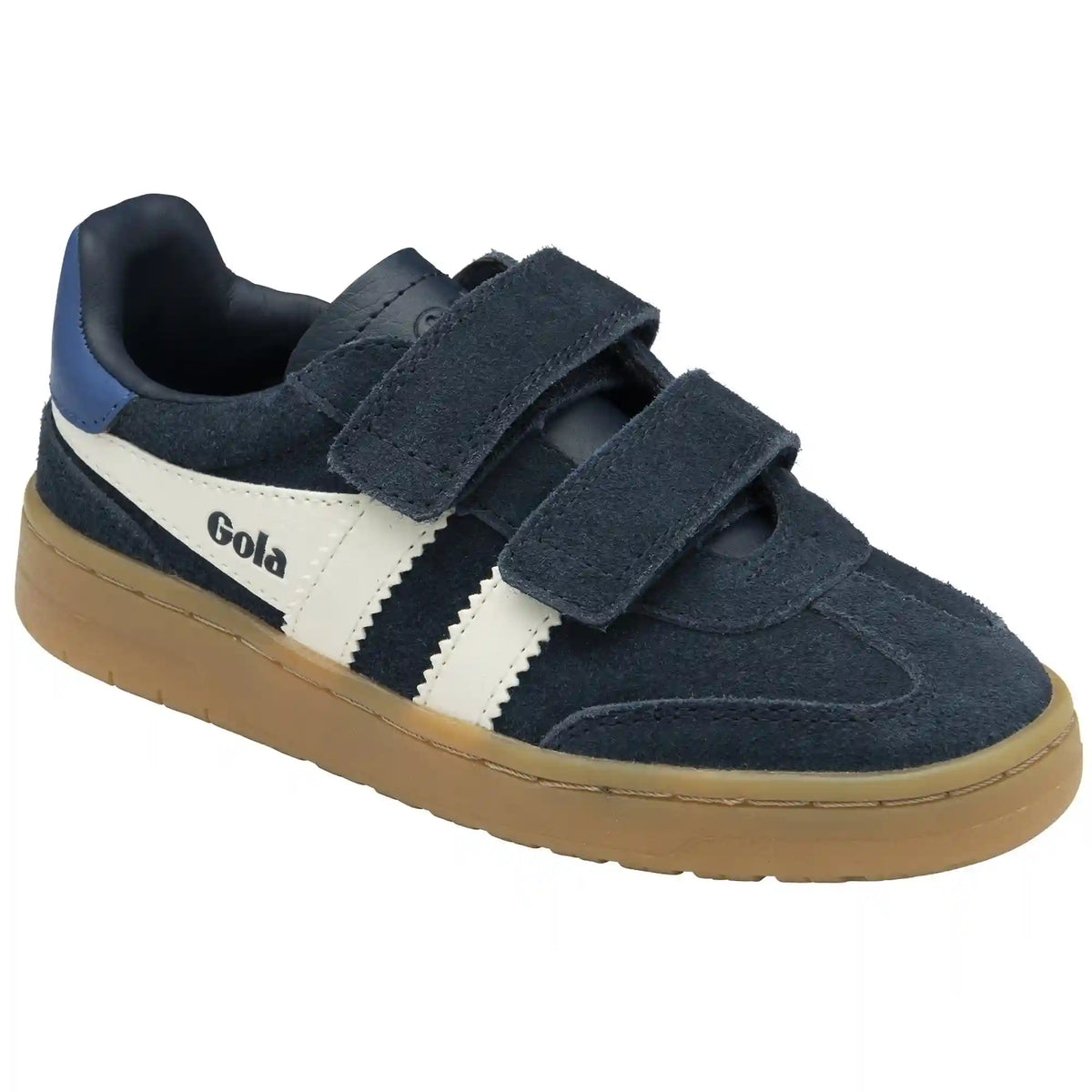 Gola Classics Kids' Viper Strap Sneakers - Navy/Off White/Sapphire/Gum