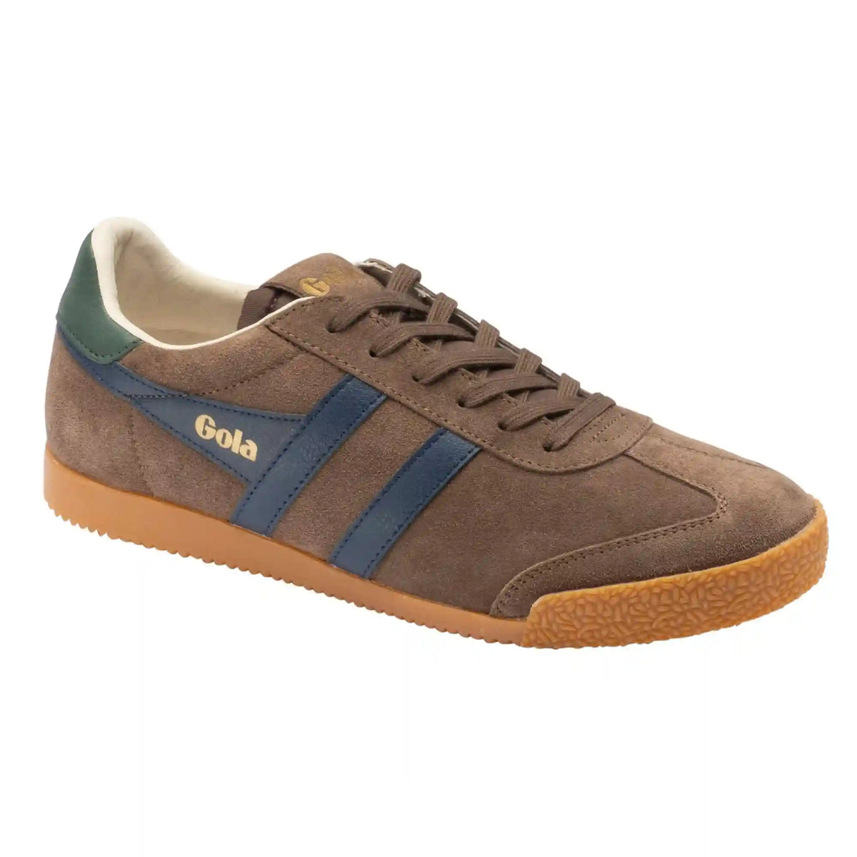 Gola Classics Men's Elan Sneakers - Otter/Navy/Evergreen