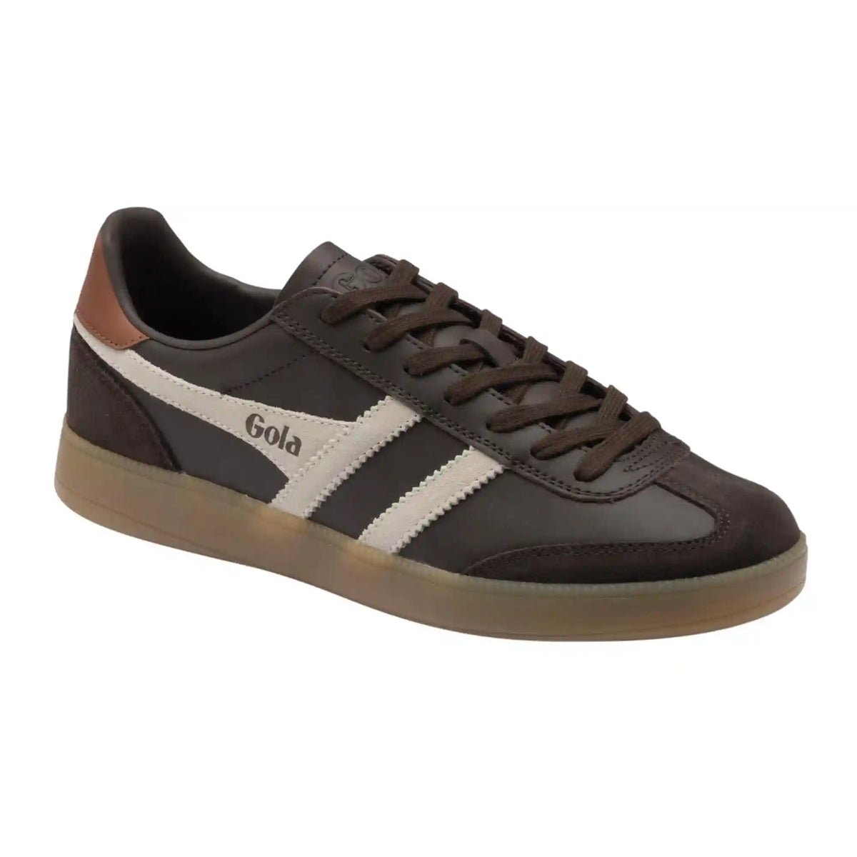 Gola Classics Men's Viper Leather Sneakers - Mocha/Off White/Umber/Gum