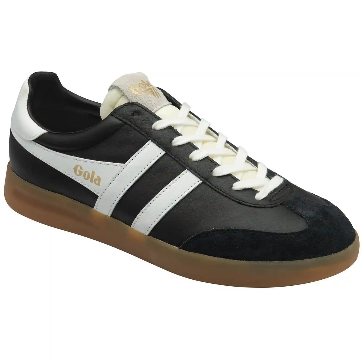 Gola Classics Men's Cyclone Leather Sneakers - Black/White/Gum