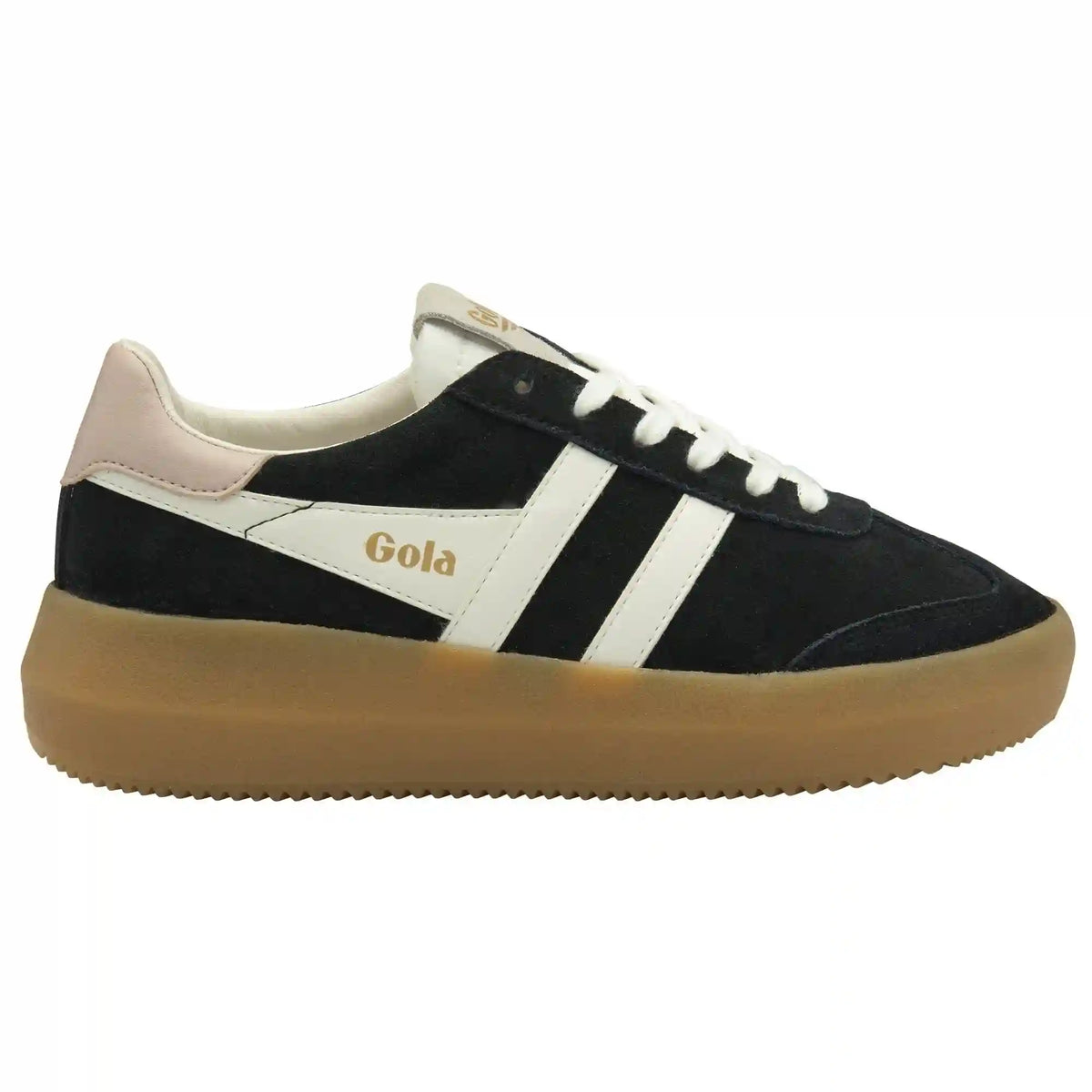 Gola Classics Women's Athena Sneakers - Black/Off White/Rose/Gum