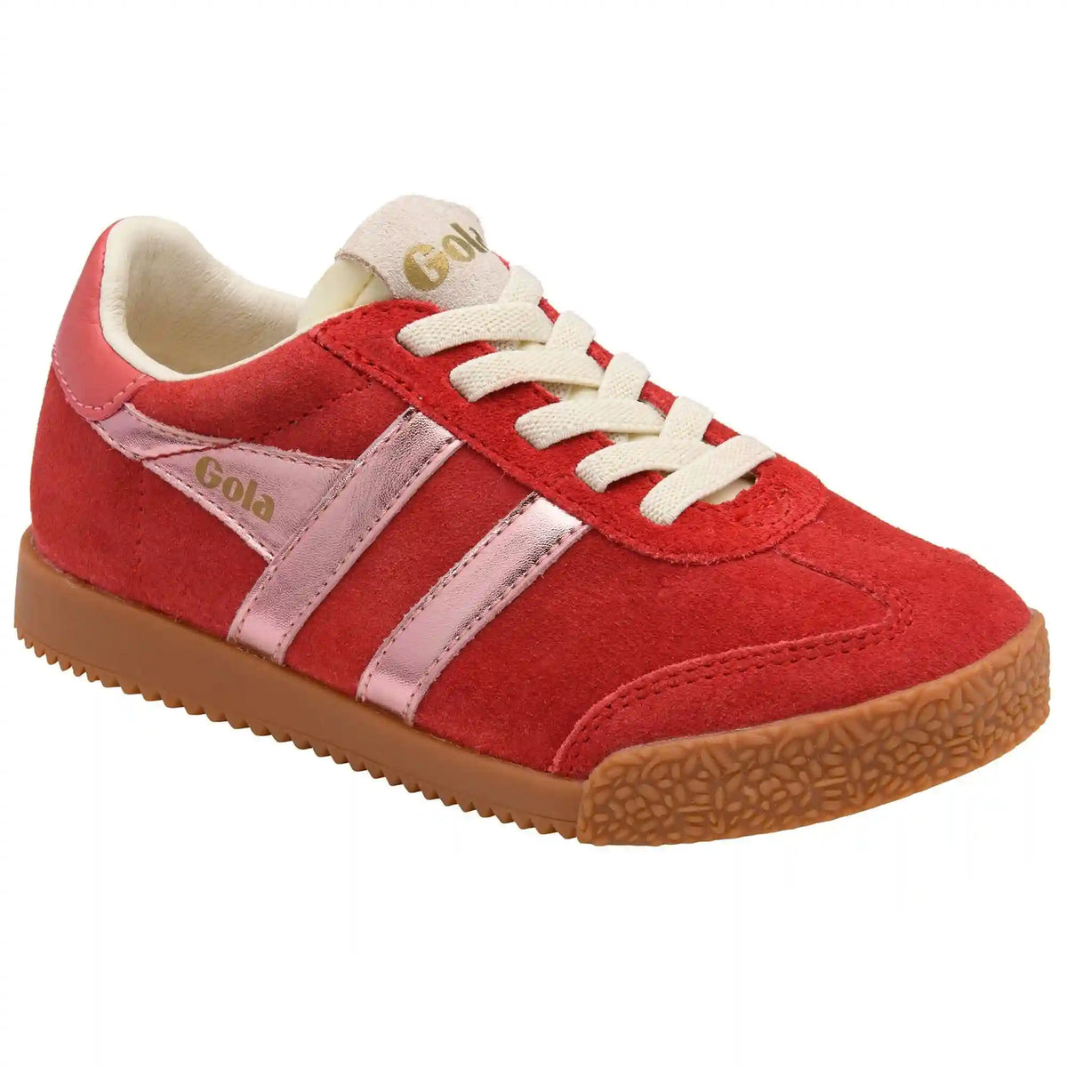 Gola Classics Kids' Elan Glitz Sneakers - Red/Pink/Coral