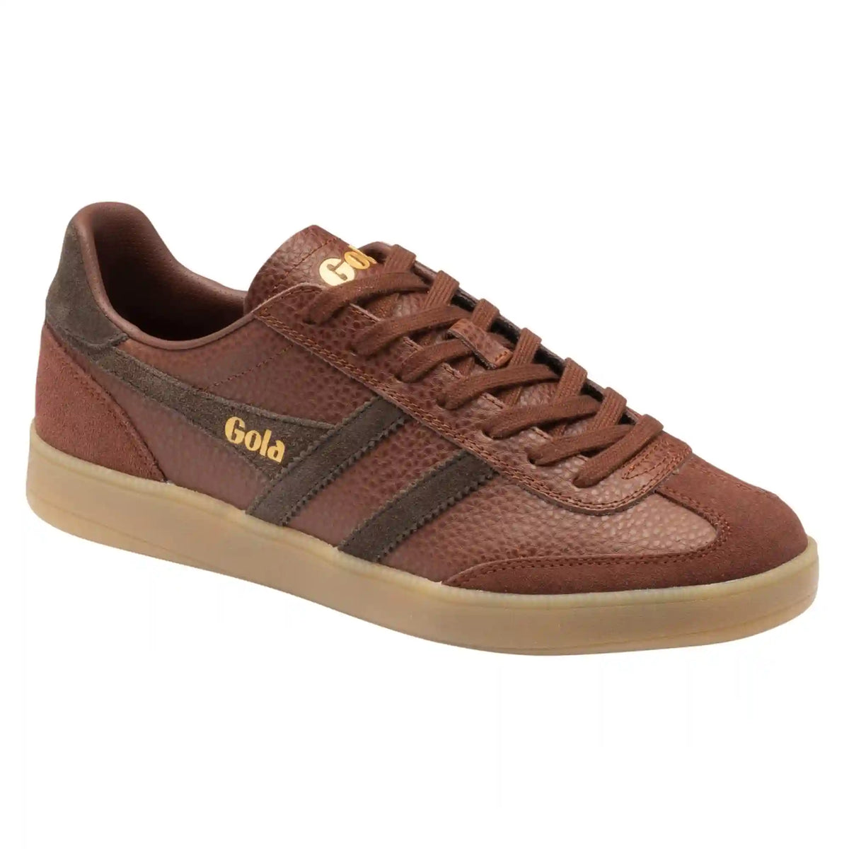 Gola Classics Men's Viper Serra Sneakers - Cognac Pebble/Dark Brown/Gum