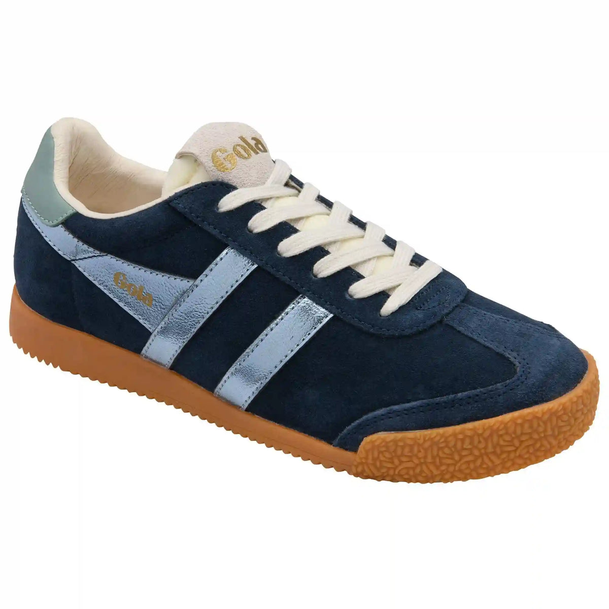 Gola Classics Women's Elan Glitz Sneakers - Navy/Air/Green Mist