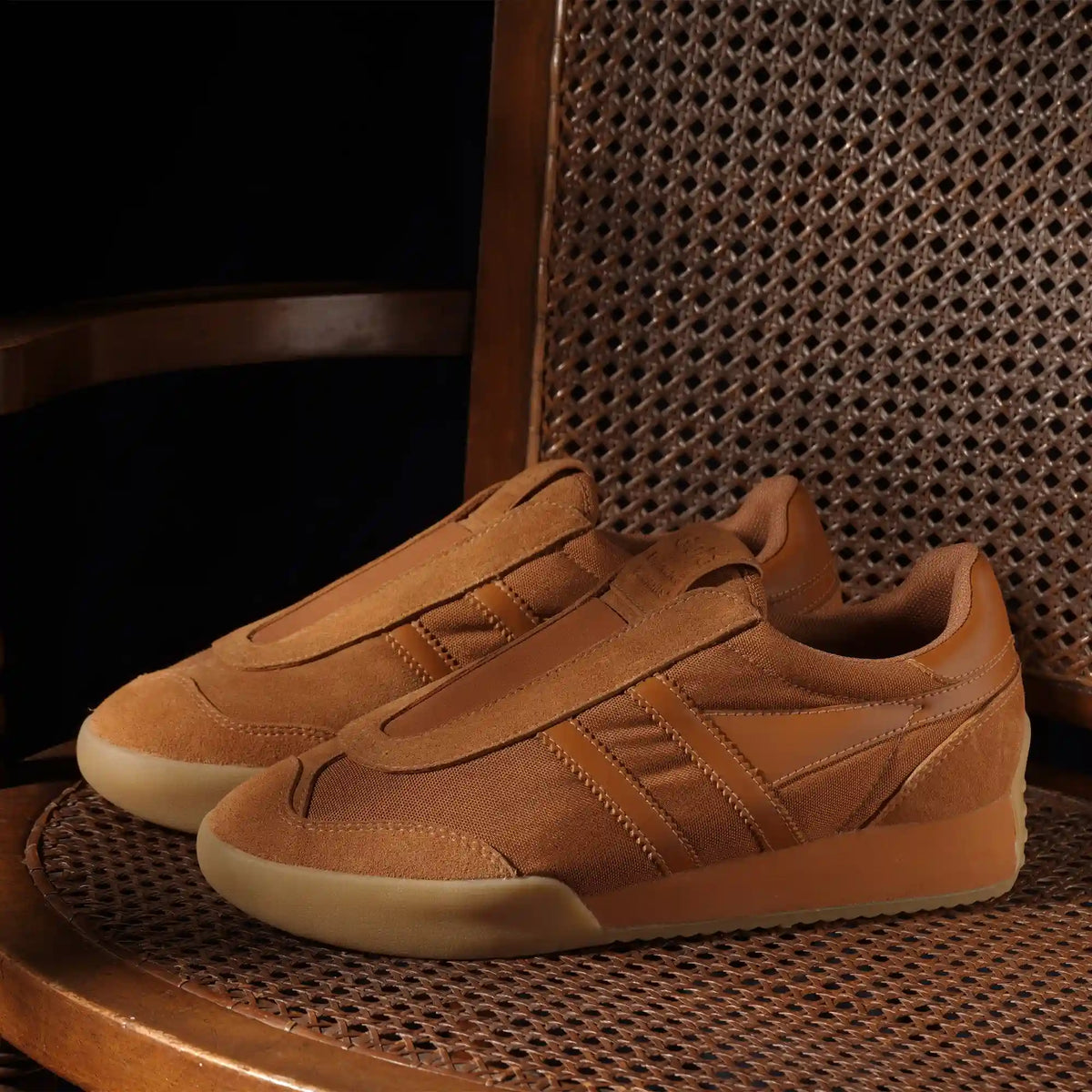Gola Classics Men's Match Engineered Garment Sneakers - Sudan Brown/Sudan Brown/Gum