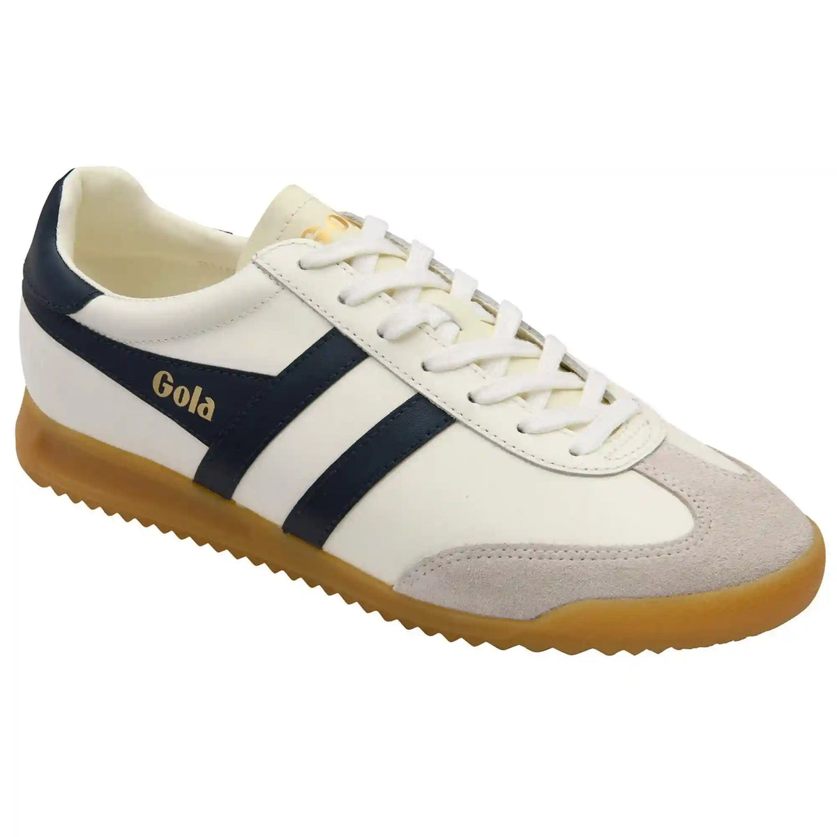 Gola Classics Men's Torpedo Leather Sneakers - Off White/Navy