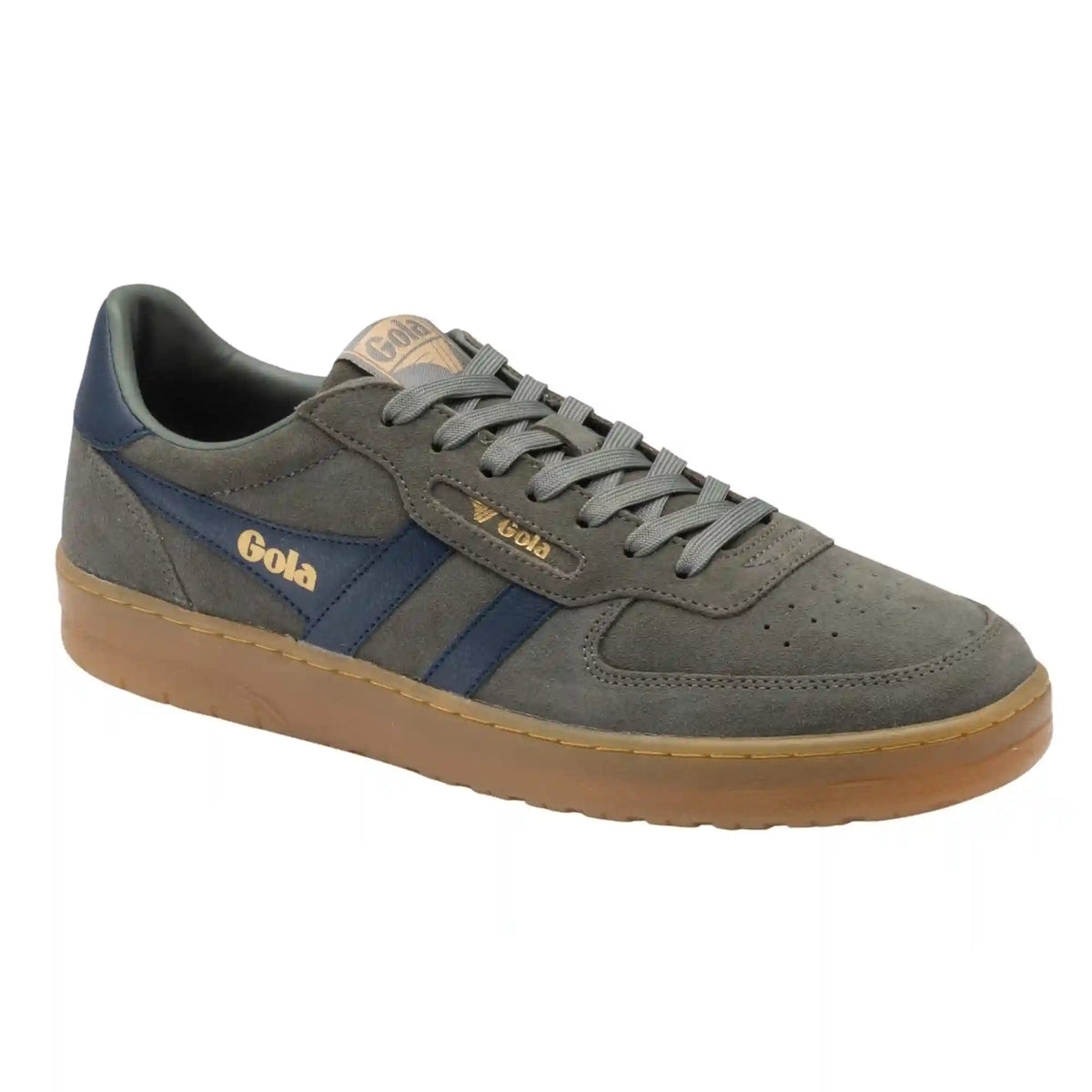Gola Classics Men's Hawk Suede '86 Sneakers - Conifer/Navy/Gum