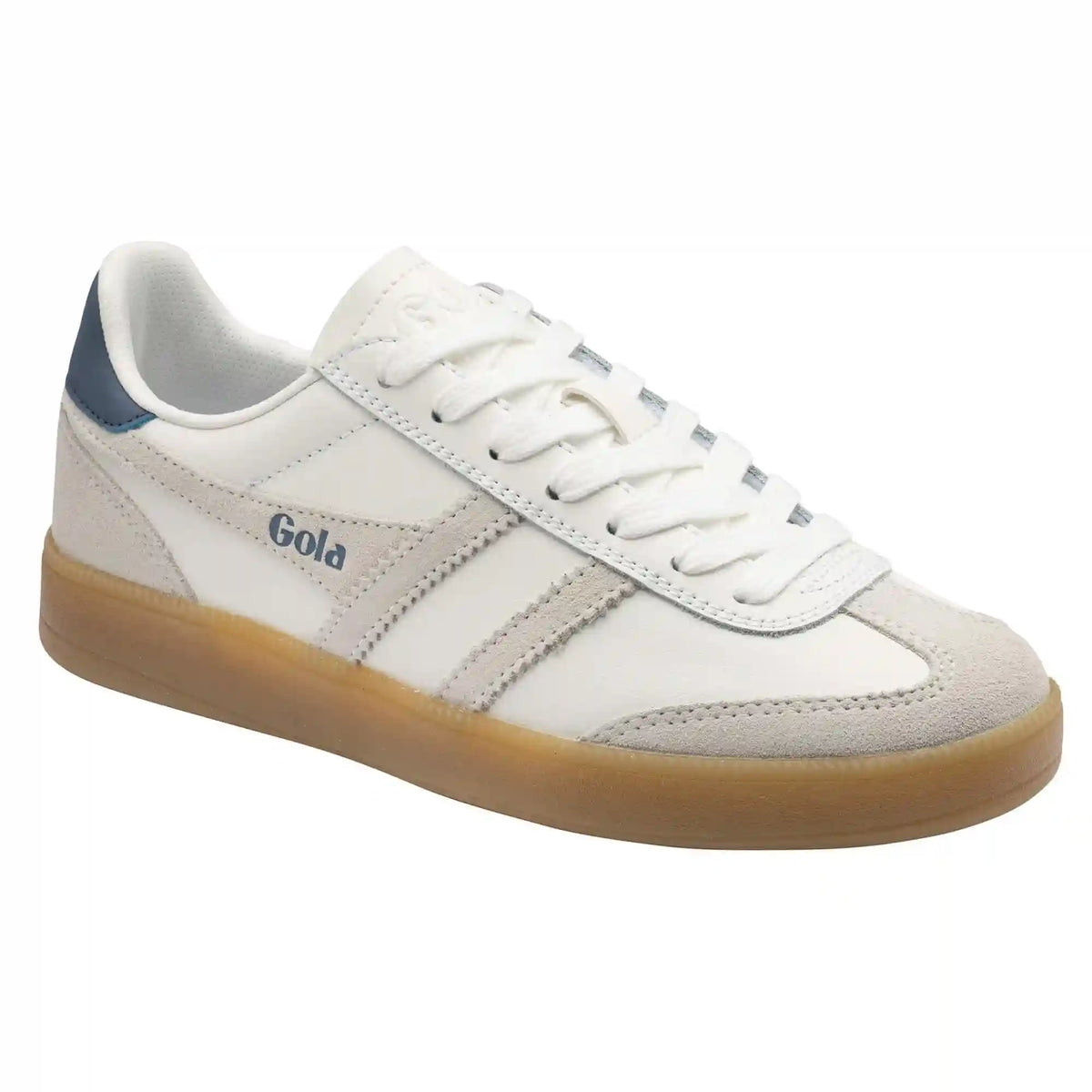 Gola Classics Women's Viper Leather Sneakers - White/White/Moonlight/Gum