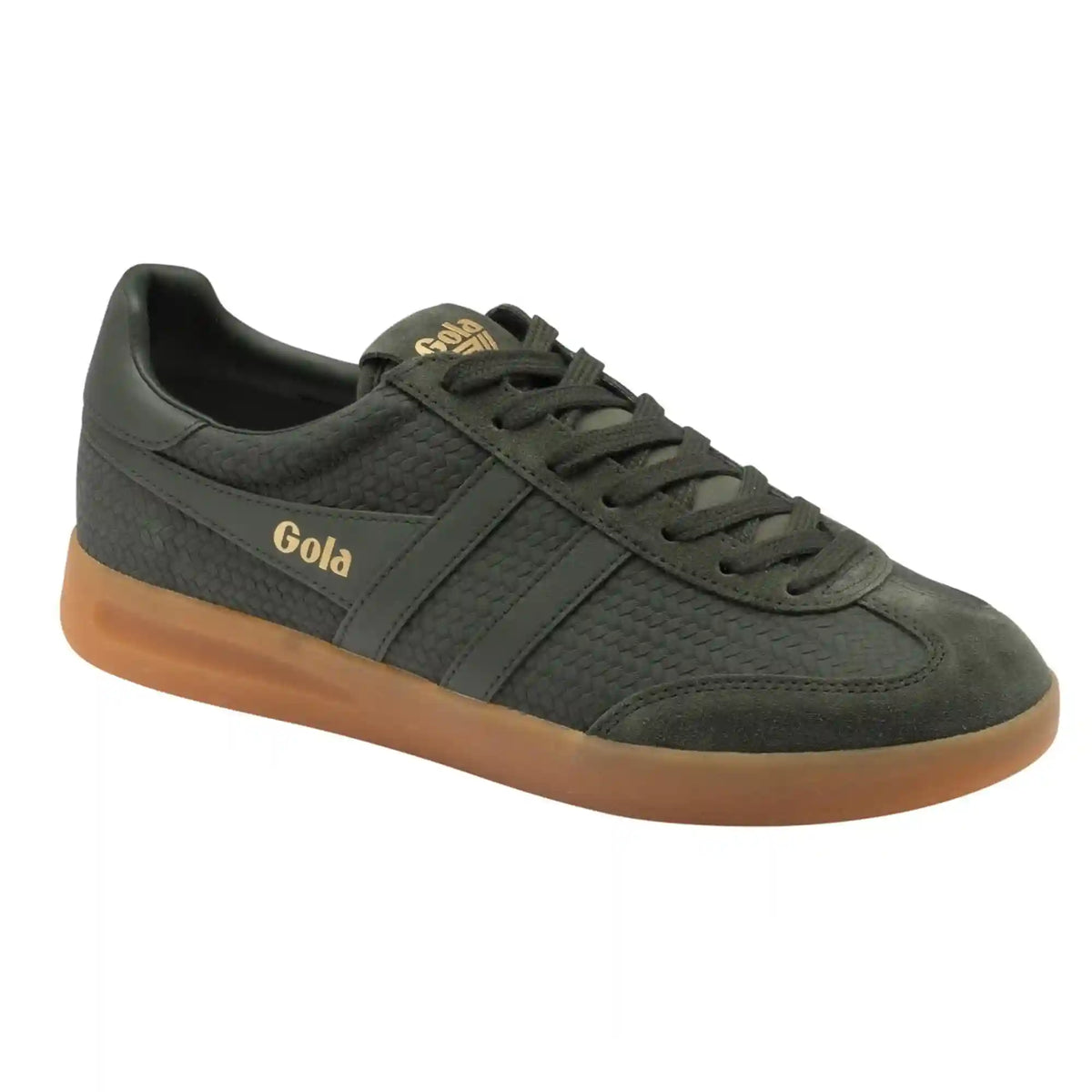Gola Classics Men's Cyclone Marque Sneakers - Dark Khaki/Gum