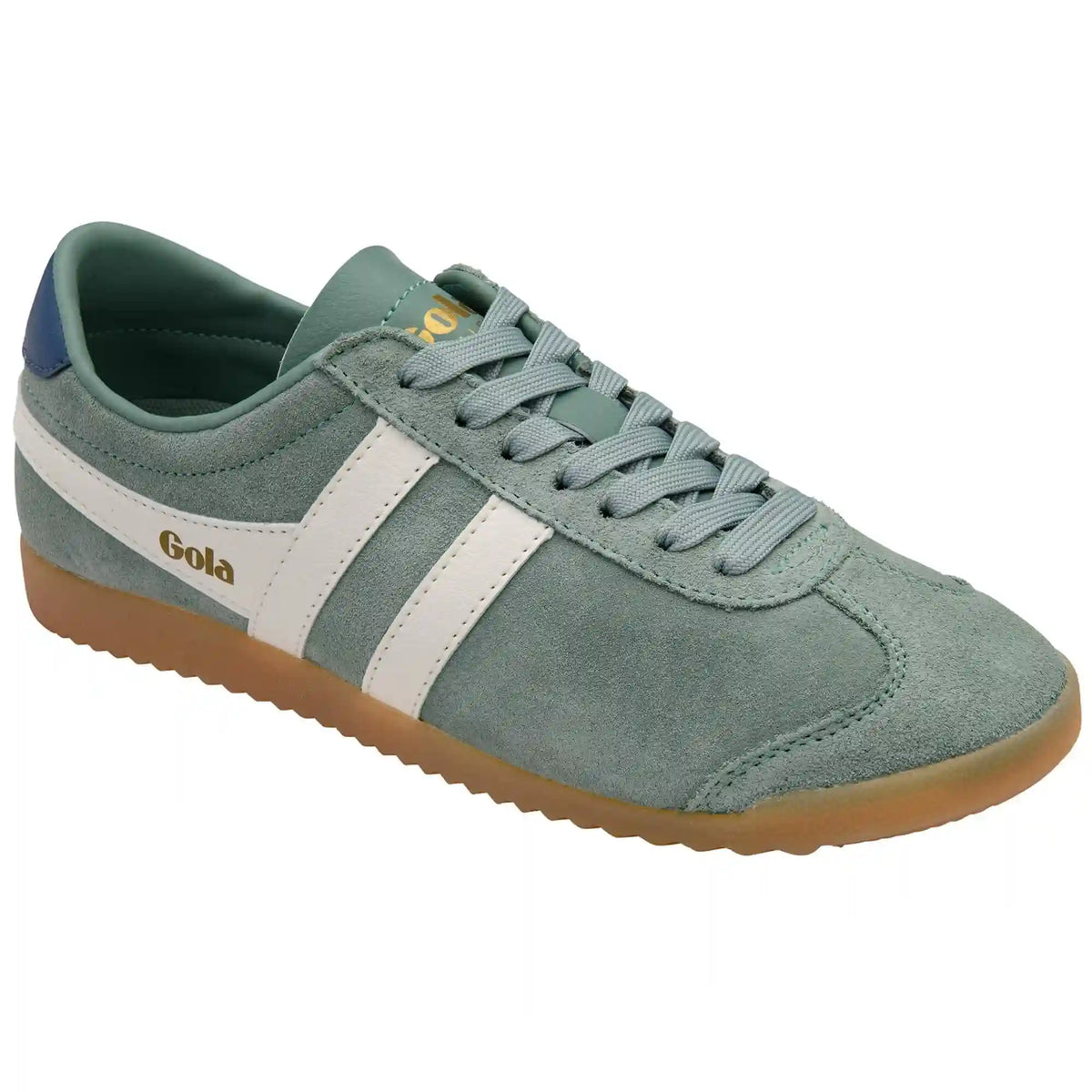 Gola Classics Women's Bullet Suede Sneakers - Green Mist/Off White/Pale Gum