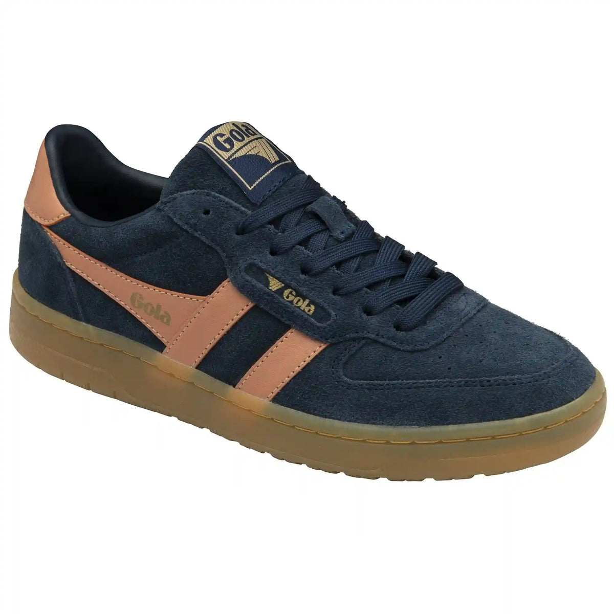 Gola Classics Women's Hawk Suede '86 Sneakers - Navy/Terracotta/Gum