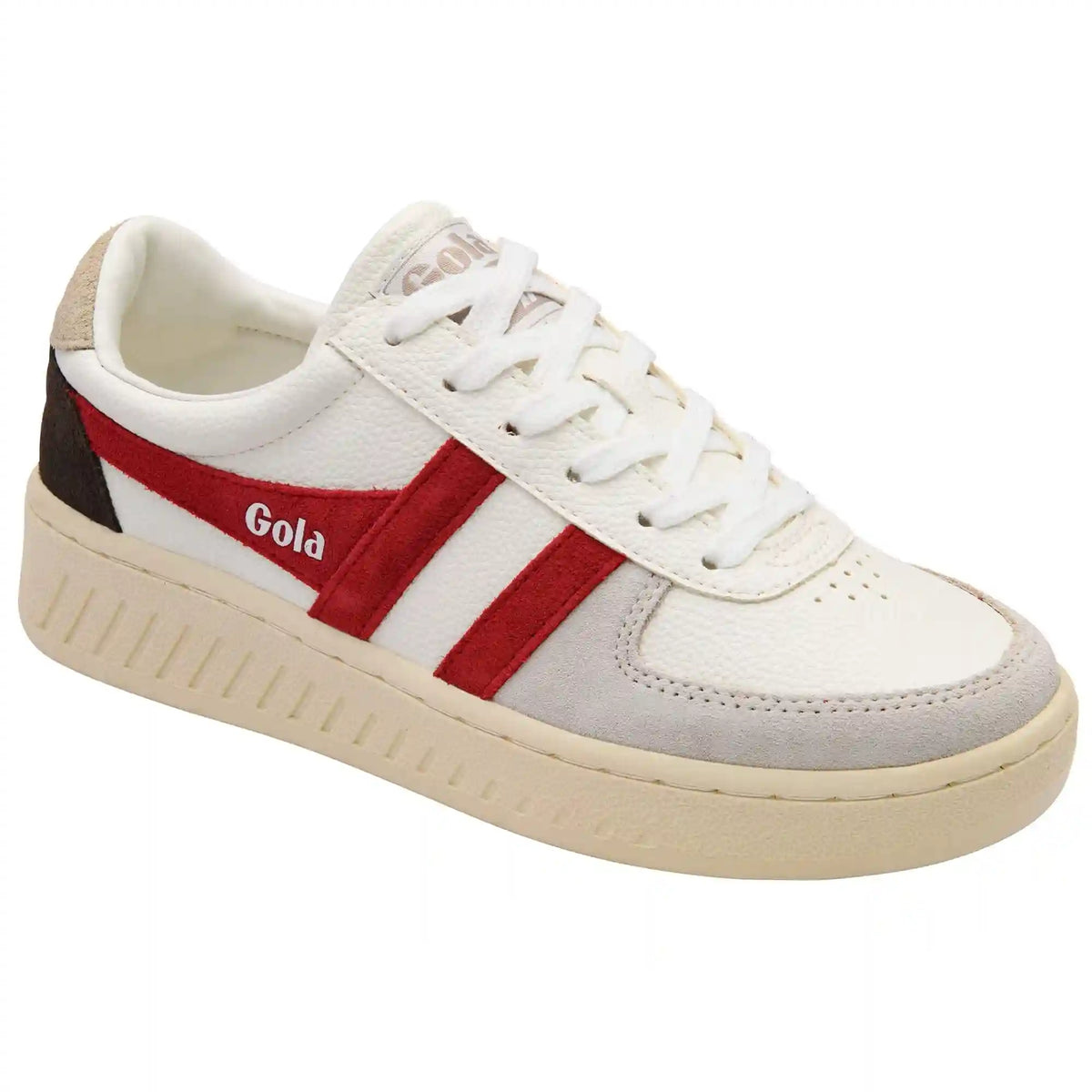Gola Classics Women's Grandslam Trident Sneakers - White/Lollipop/Bone