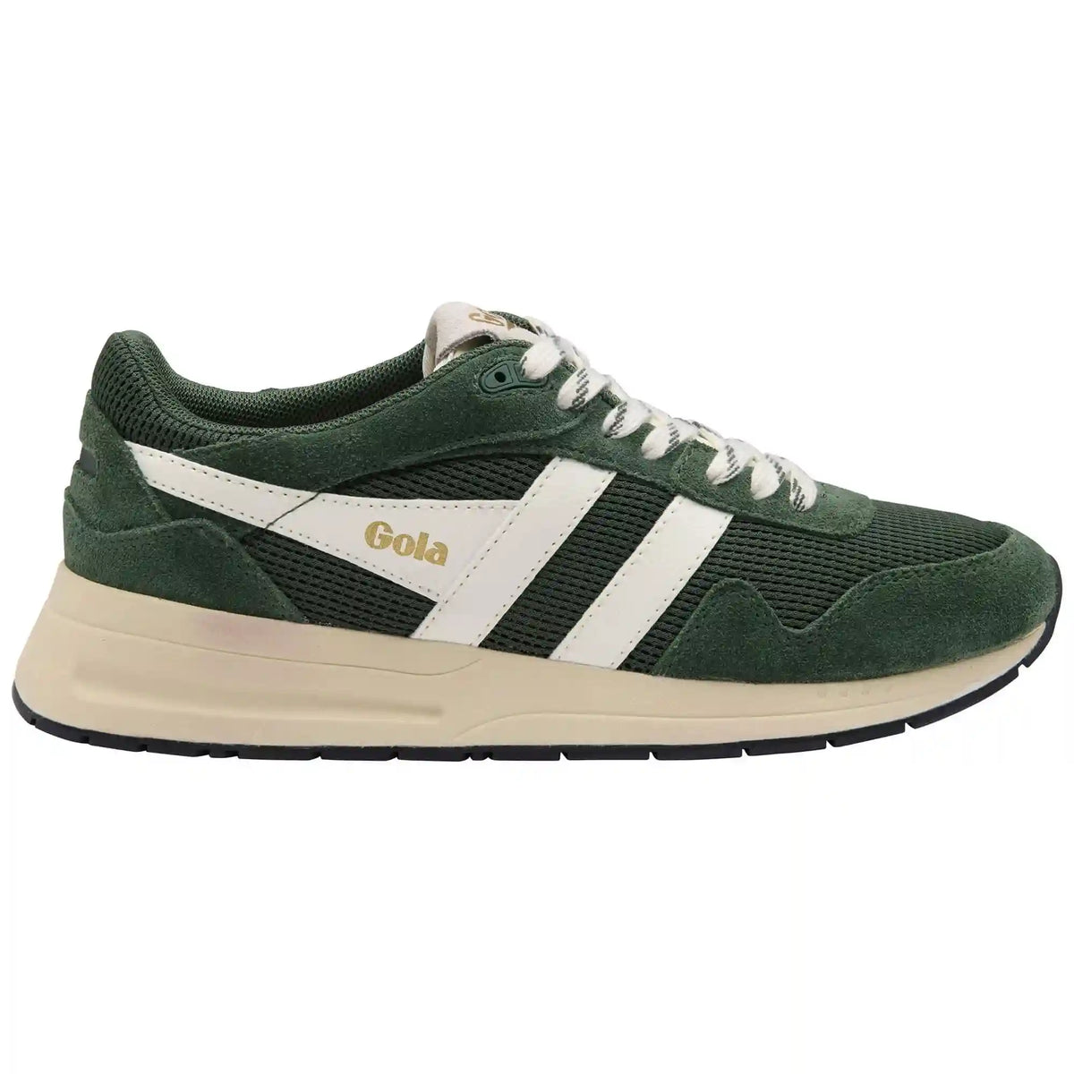 Gola Classics Women's Delta Sneakers - Evergreen/Off White