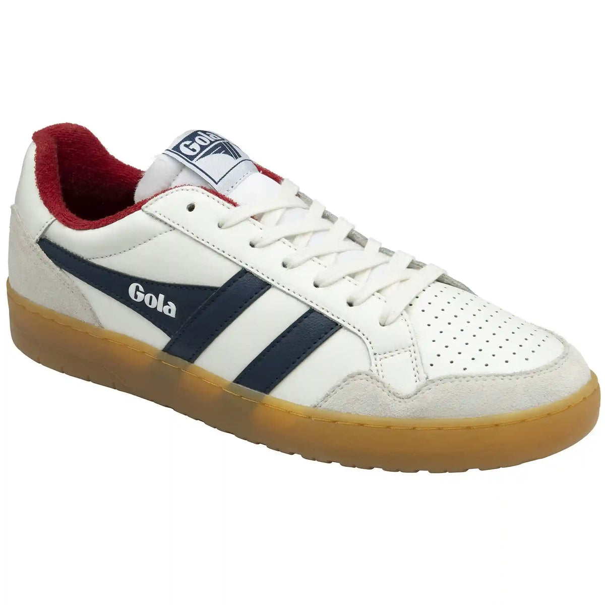 Gola Classics Men's Eagle '86 Sneakers - White/Navy/Deep Red/Gum