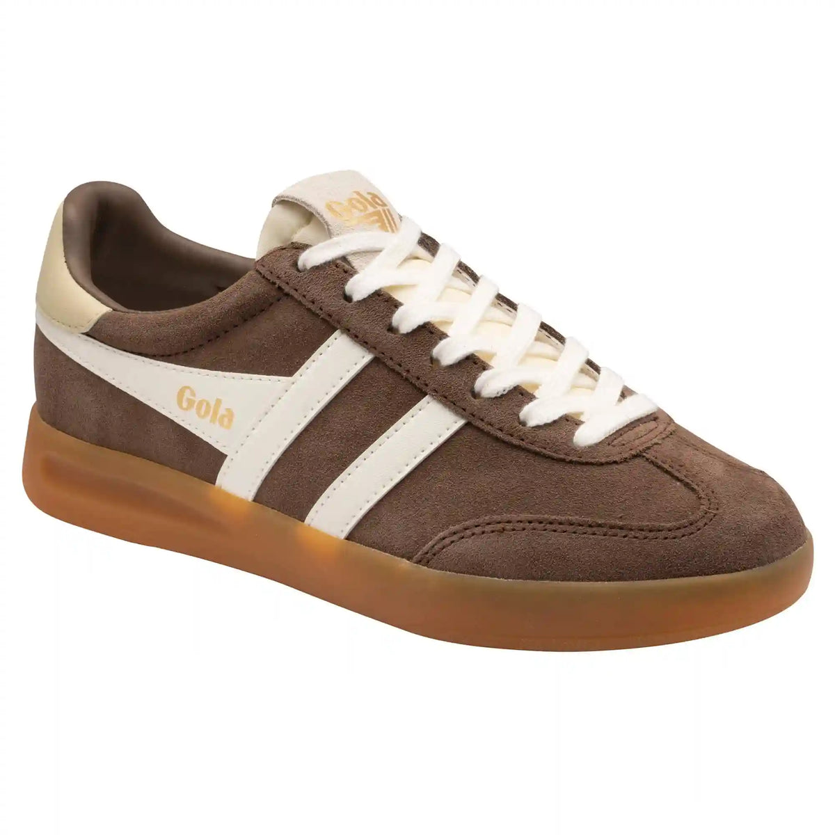 Gola Classics Women's Cyclone Sneakers - Otter/Off White/Buttermilk/Gum