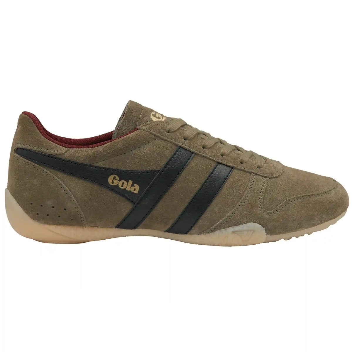 Gola Classics Men's Chase Sneakers - Khaki/Black/Burgundy/Gum