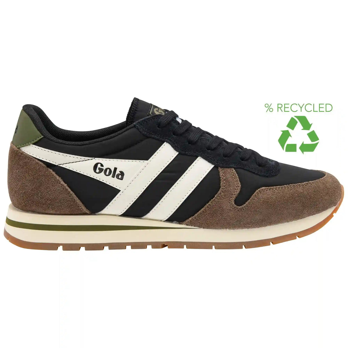 Gola Classics Men's Daytona Chute Sneakers - Black/Otter/Off White