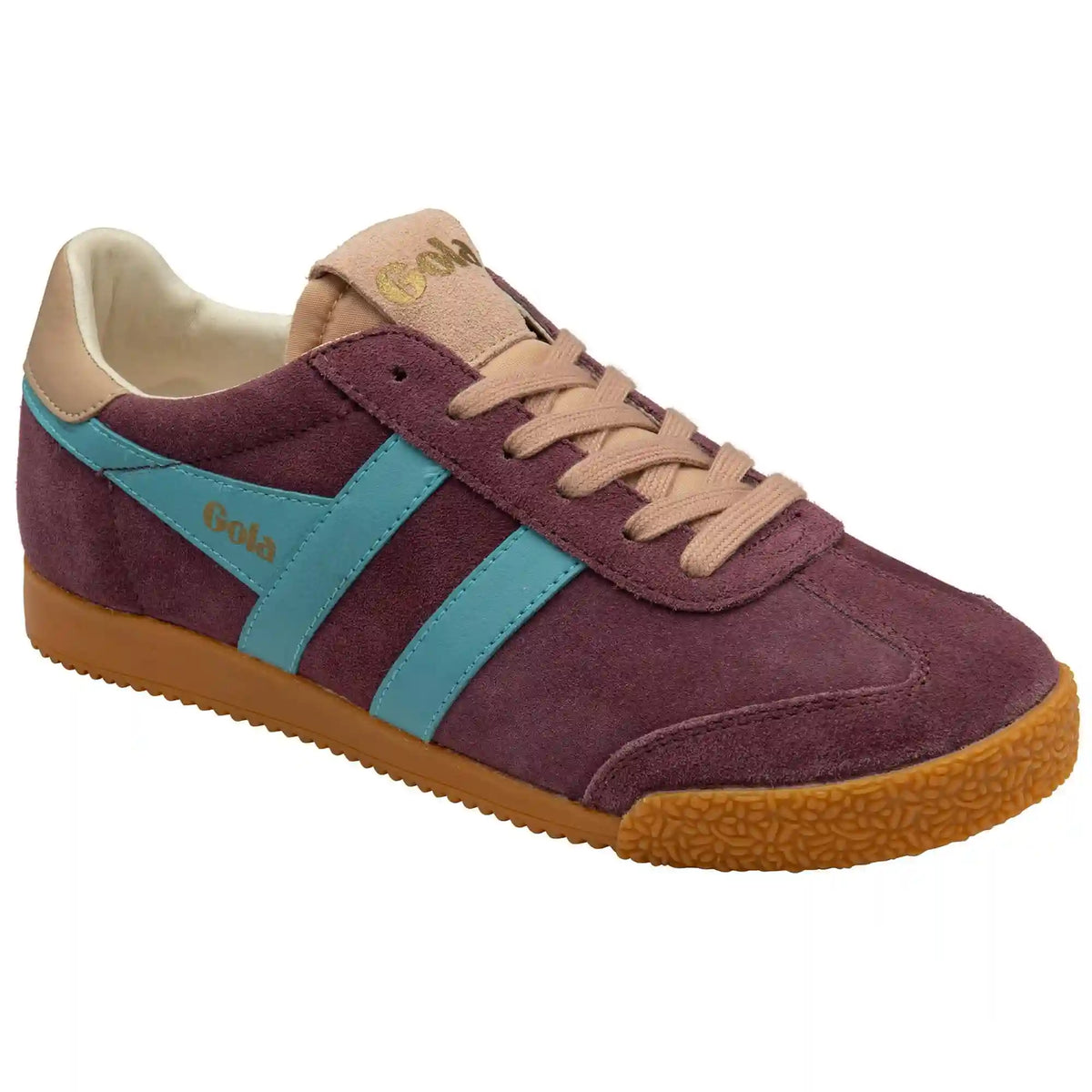 Gola Classics Women's Elan Sneakers - Windsor Wine/Ocean/Cameo
