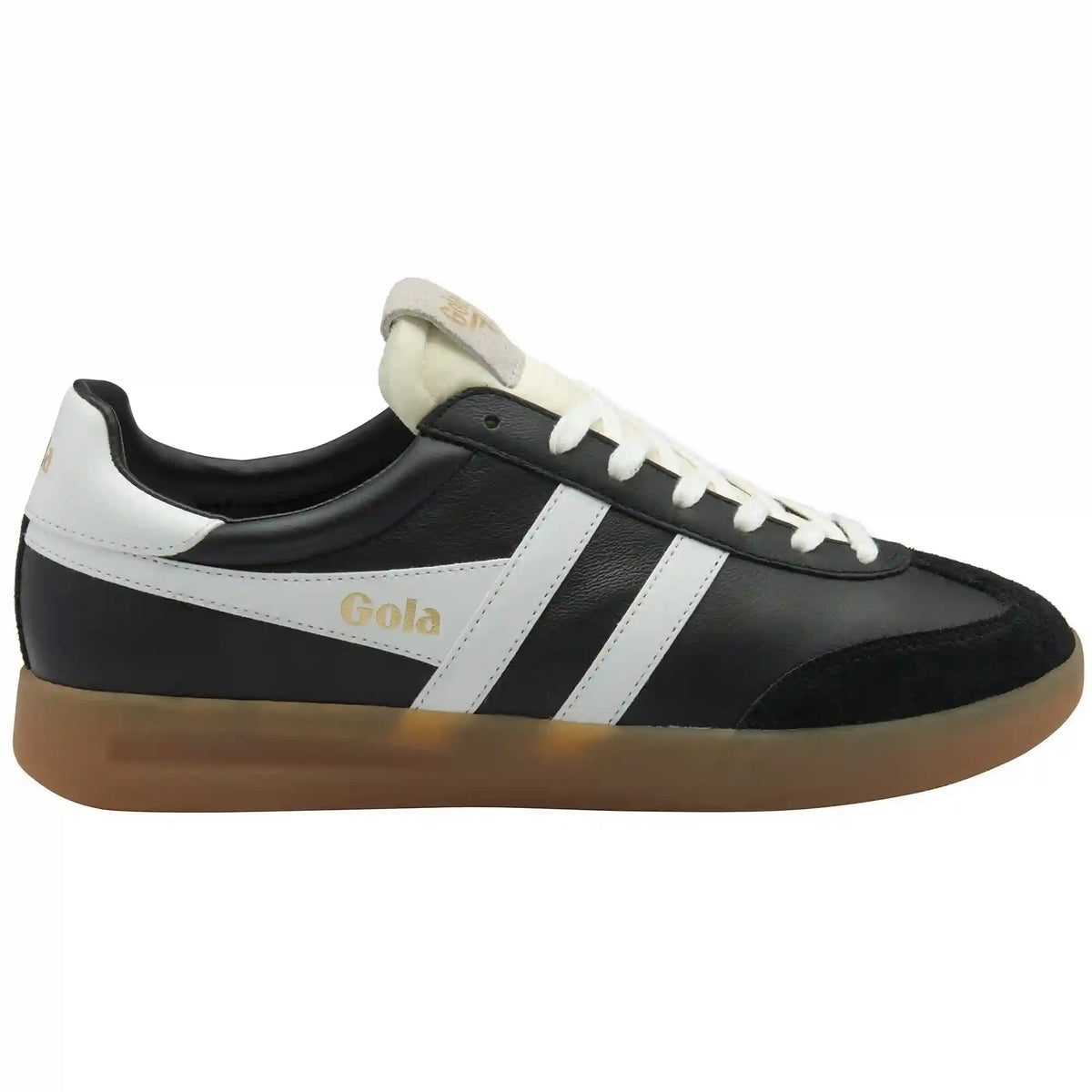 Gola Classics Men's Cyclone Leather Sneakers - Black/White/Gum