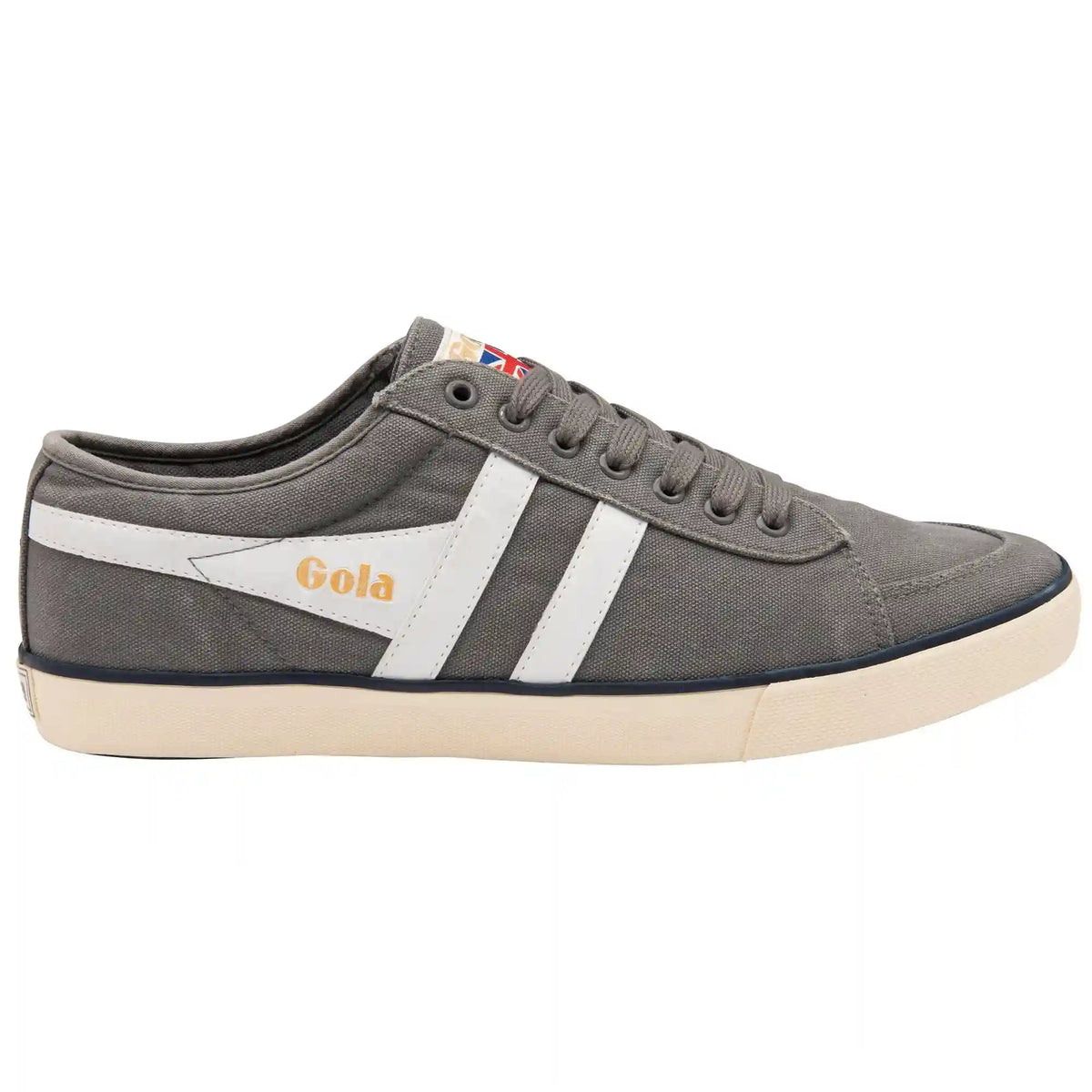 Vegan Gola Classics Men's Comet Plimsoll Sneakers - Ash/White/Navy