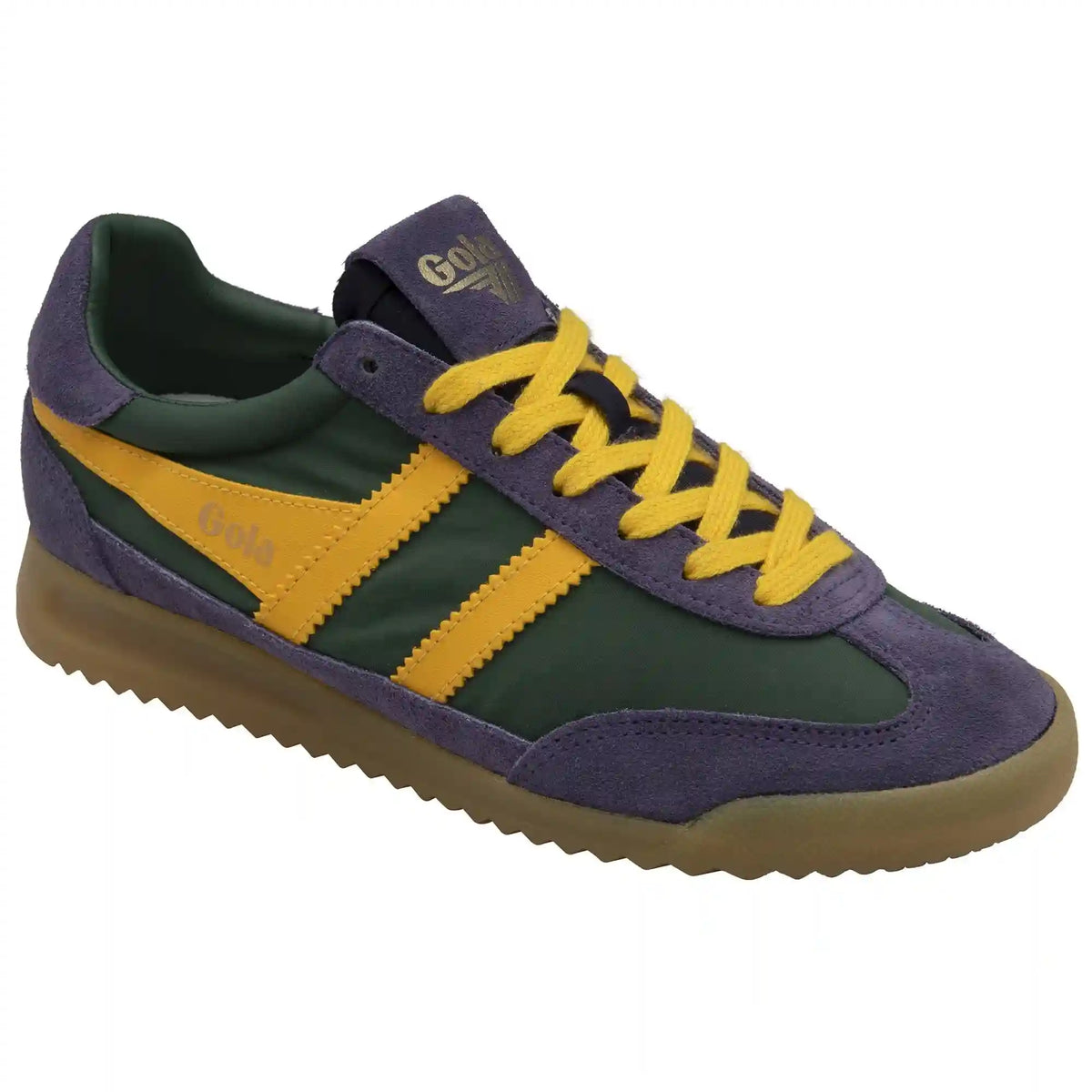 Gola Classics Women's Firefly Sneakers - Evergreen/Plum/Sun